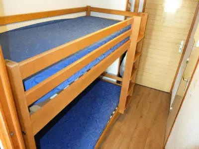Un ou plusieurs lits dans un hébergement de l'établissement Chalet Club Iv - Blanchot - Studio·Proches des pistes et commerces·Balcon MAE-2334