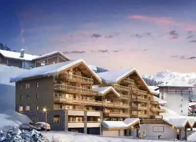 Plan de l'établissement Paradiski neuf, calme et ensoleillé vallandry