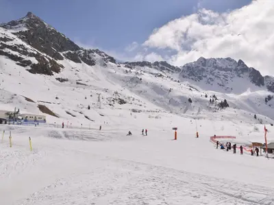 L'établissement Studio chaleureux, ski aux pieds, animaux admis - FR-1-181-2765 en hiver