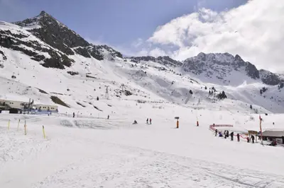 L'établissement Résidence Amethyste - Studio chaleureux · Ski aux pieds · Vue pistes MAE-6481 en hiver
