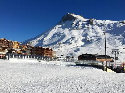 L'établissement Studio confortable 2 pers, au pied des pistes à Tignes - FR-1-502-560 en hiver