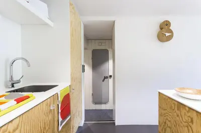 Cuisine ou kitchenette dans l'établissement Résidence Lauzieres - Appartement 3 pèces 7 personnes pied des pistes MAE-4734