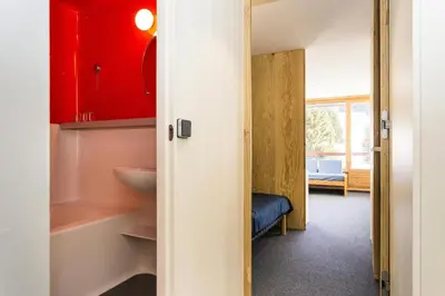 Un ou plusieurs lits dans un hébergement de l'établissement Résidence Lauzieres - Appartement 3 pèces 7 personnes pied des pistes MAE-4734