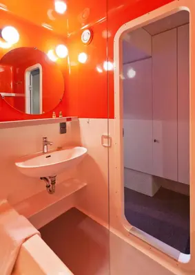 Salle de bains dans l'établissement Résidence Lauzieres - Studio 5 personnes pied des pistes MAE-4964