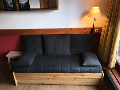 Coin salon dans l'établissement Résidence Aiguille Grive 3 - Duplex mezaanine 6 personnes au calme MAE-5114