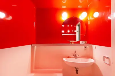 Salle de bains dans l'établissement Résidence Lauzieres - Studio 5 personnes pied des pistes MAE-5334