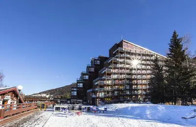 L'établissement Résidence Belles Challes - Studio 4 personnes pied des pistes MAE-6174 en hiver