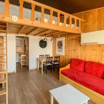 Studio mezzanine près des pistes