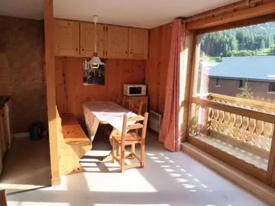 Balcon ou terrasse dans l'établissement Résidence Parrachee - 2 Pièces pour 5 Personnes MAE-4651