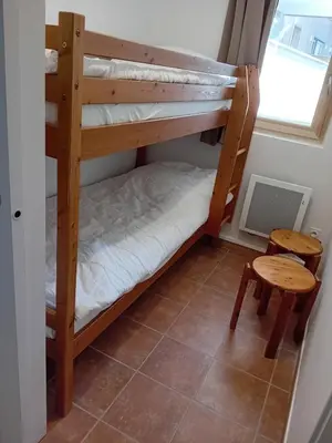 Un ou plusieurs lits dans un hébergement de l'établissement Terrasses E 305 PARC NAT VANOISE appart 6 pers