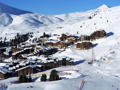 L'établissement Studio-cabine rénové 4 pers, balcon, Belle Plagne - FR-1-455-264 en hiver