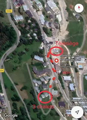 Plan de l'établissement Chalet Bouquetin-Paradiski-12 pers