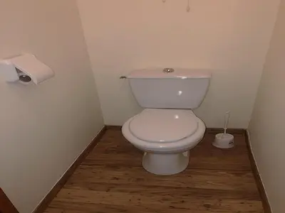 Salle de bains dans l'établissement Apartment in Val Cenis near Arc River