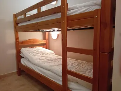 Un ou plusieurs lits dans un hébergement de l'établissement Apartment in Termignon with Ski-In Ski-Out