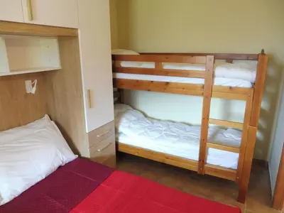 Un ou plusieurs lits dans un hébergement de l'établissement Apartment in Termignon with Ski-In Ski-Out