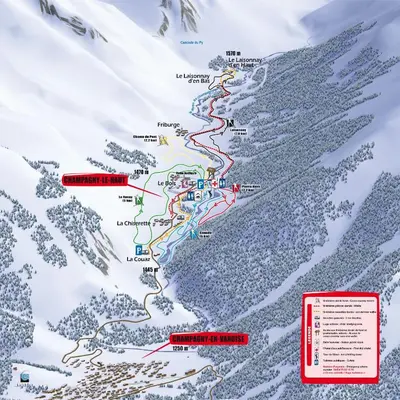 Plan de l'établissement Nouveau ! Au coeur des Montagnes