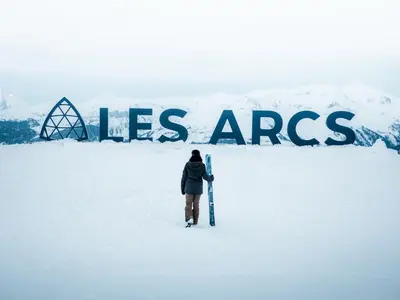 L'établissement Arc 1950 - Apt spacieux pour 10 pers, 4 chambres, accès skis aux pieds - FR-1-686-46 en hiver