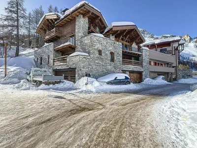 L'établissement Appartement spacieux 4 chambres avec WIFI à Val-d'Isère - FR-1-519-42 en hiver