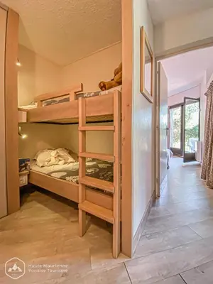 Un ou plusieurs lits dans un hébergement de l'établissement Les Chalets De La Pyramide - CH2 - LES CHALETS DE LA PYRAMIDE MAE-0793