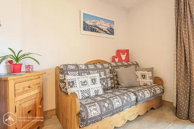 Un ou plusieurs lits dans un hébergement de l'établissement Les Chalets De La Pyramide - CH1 - LES CHALETS DE LA PYRAMIDE MAE-0853