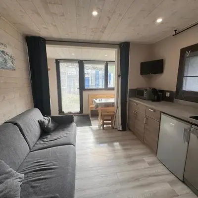 Studio 25m2 - 4p - Tignes Val Claret - au pied des pistes avec vue montagne