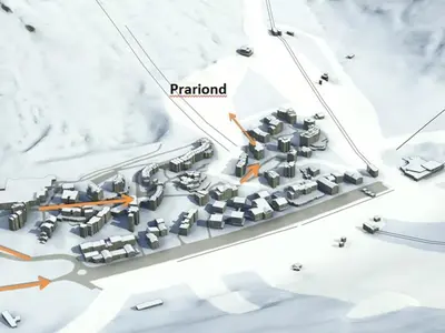 L'établissement Tignes Val Claret : Studio 4 pers, Balcon Sud, Wifi Inclus - FR-1-502-612 en hiver