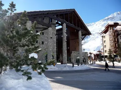 Plan de l'établissement Appartement confortable 6 pers au pied des pistes avec parking couvert - FR-1-862-14