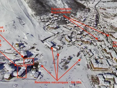 L'établissement Appartement ski aux pieds, 3 chambres, balcon, parking inclus - FR-1-862-6 en hiver
