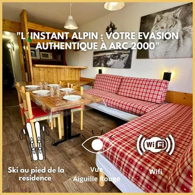Plan de l'établissement L'instant Alpin - Arc 2000 - Ski IN-OUT - Ménage inclus - La conciergerie du Varet