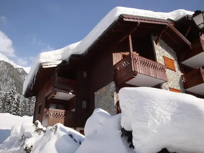 L'établissement Rez-de-jardin 3 pièces proche pistes, jusqu'à 6 personnes - FR-1-464-55 en hiver