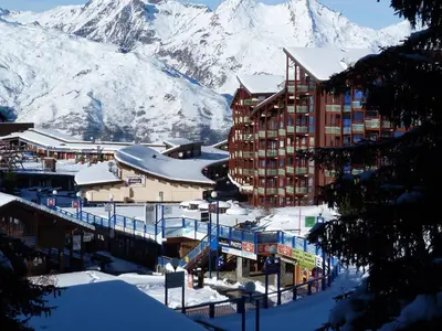 L'établissement Studio ski Arc 1800 pour 3 pers, animaux admis, wifi - FR-1-411-124 en hiver