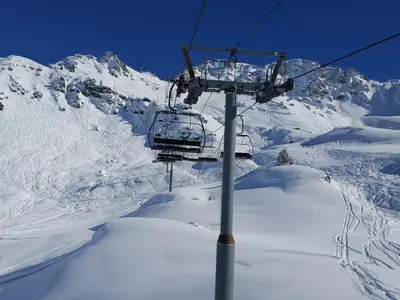 L'établissement Appartement 2 pièces pour 6, Arc 1800, proche pistes, animaux admis - FR-1-411-148 en hiver