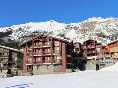 Plan de l'établissement Appartement 4 personnes avec balcon au pied des pistes - Résidence à Val-Cenis - FR-1-508-160