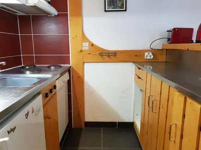 Plan de l'établissement Appartement 2 pièces pour 6 pers. à Arc 2000, balcon Sud, proche pistes - FR-1-411-282