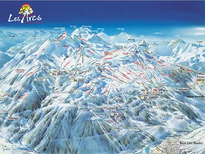 L'établissement Studio 5 pers. à Arc 2000, vue pistes, balcon - FR-1-411-350 en hiver