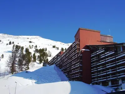 L'établissement Studio 5 pers. à Arc 2000, vue pistes, balcon - FR-1-411-350 en hiver
