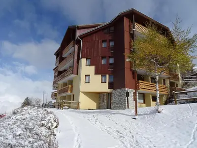 L'établissement Studio cabine 4 pers, terrasses, proche pistes - FR-1-411-137 en hiver