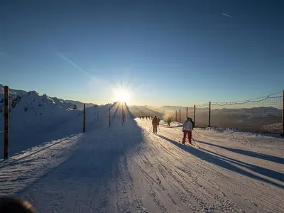Plan de l'établissement Appartement duplex skis aux pieds 6 personnes aux Arcs, animaux admis - FR-1-411-222