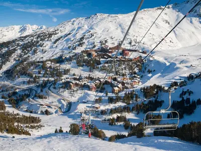 Plan de l'établissement Appartement duplex skis aux pieds 6 personnes aux Arcs, animaux admis - FR-1-411-222