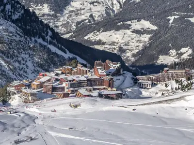 L'établissement Studio confortable pour 4 aux Arcs 2000 proche des pistes - FR-1-411-332 en hiver