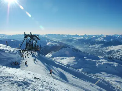 L'établissement Bel appartement rénové 5 pers proche pistes Arc 1800 - FR-1-411-622 en hiver