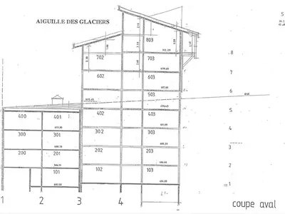 Plan de l'établissement Appartement rénové 4 pièces pour 8 au coeur d'Arc 1800, animaux admis - FR-1-411-600