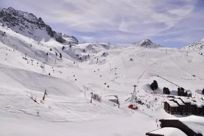 L'établissement Résidence Nereides - Appartement agréable · Accès direct aux pistes · Vue pistes · Balcon MAE-3564 en hiver