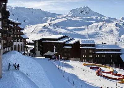 L'établissement Résidence Licorne - Studio récemment rénové · Accès direct aux pistes · Vue pistes MAE-3622 en hiver