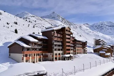 Plan de l'établissement Résidence Themis - Studio chaleureux et tout confort · Ski aux pieds · Vue pistes · Casier à skis MAE-3630