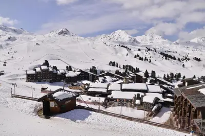 L'établissement Résidence Andromede - Magnifique appartement rénové · Accès direct aux pistes · Vue pistes MAE-3636 en hiver