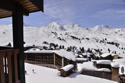 L'établissement Résidence Themis - Appartement lumineux et fonctionnel· Accès direct aux pistes · Vue pistes MAE-3665 en hiver