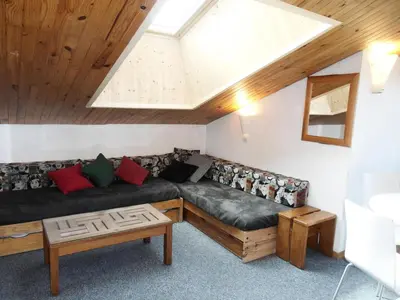 Coin salon dans l'établissement Résidence Croix Du Sud - Studio spacieux et agréable · Cœur de station · Vue pistes MAE-3717