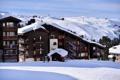Plan de l'établissement Résidence Onyx - Studio fonctionnel · Au pied des pistes · Vue pistes MAE-3804