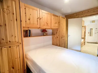 Un ou plusieurs lits dans un hébergement de l'établissement Résidence Tommeuses - Appartement rénové·Pieds des pistes ·Balcon MAE-6688